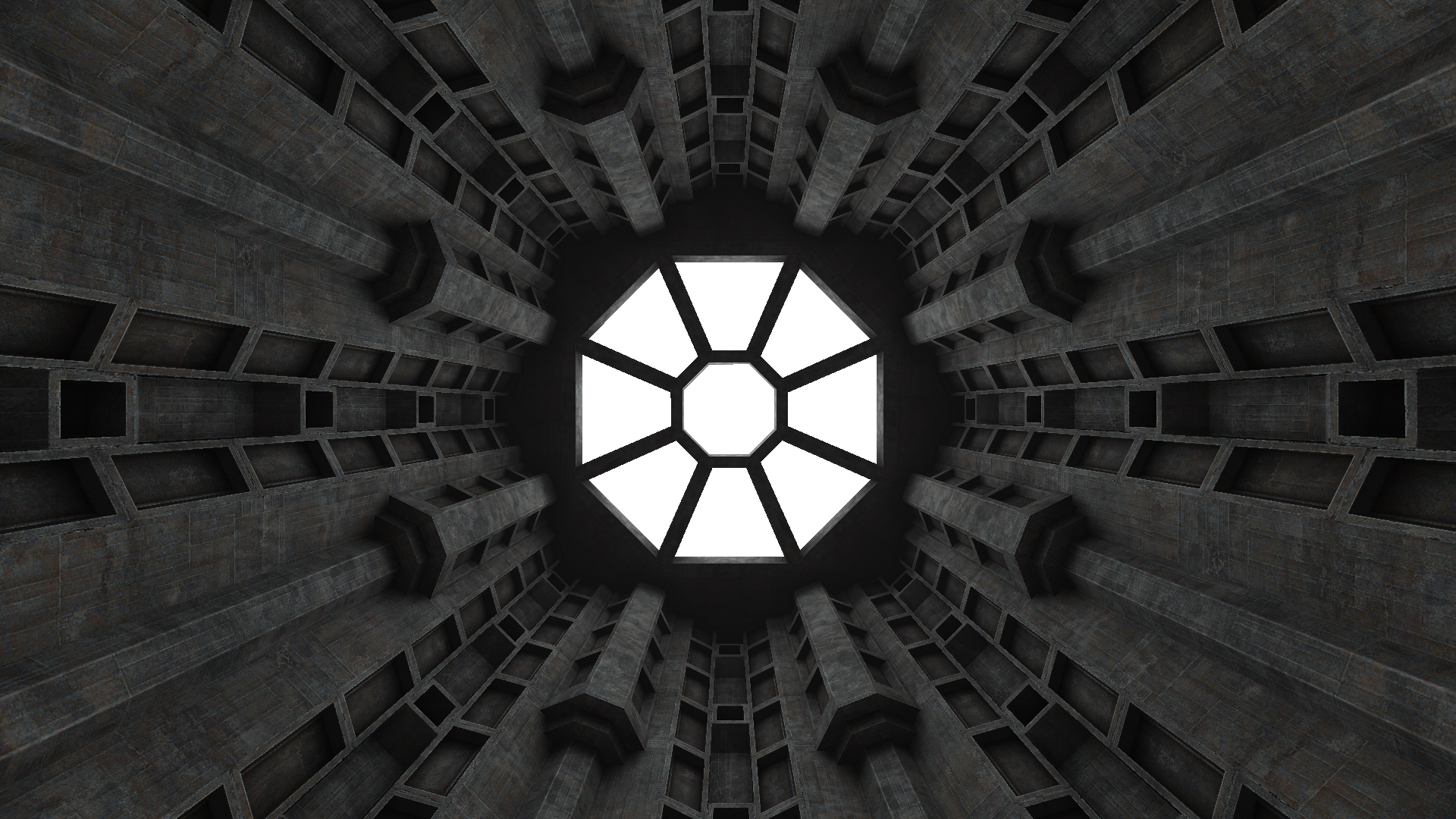 Credits room ceiling