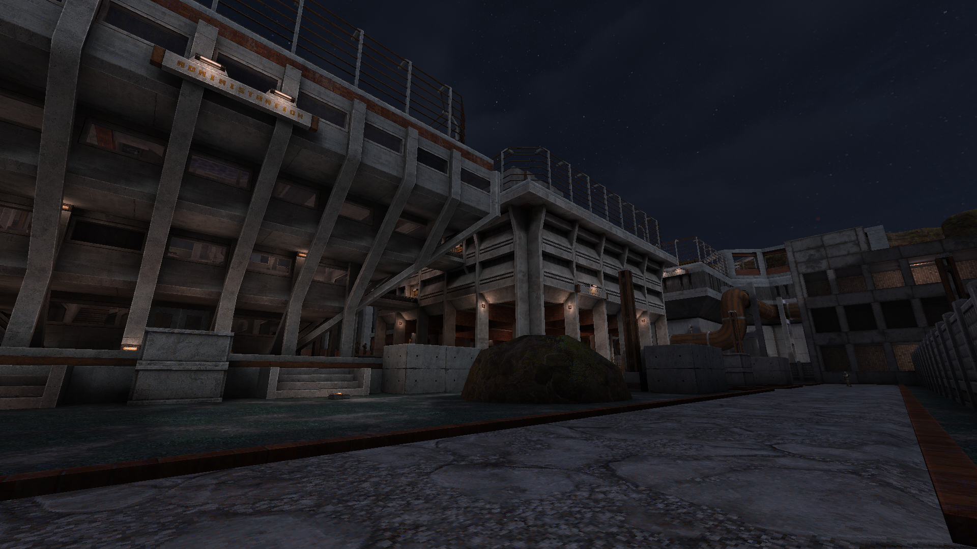 reactor admin building